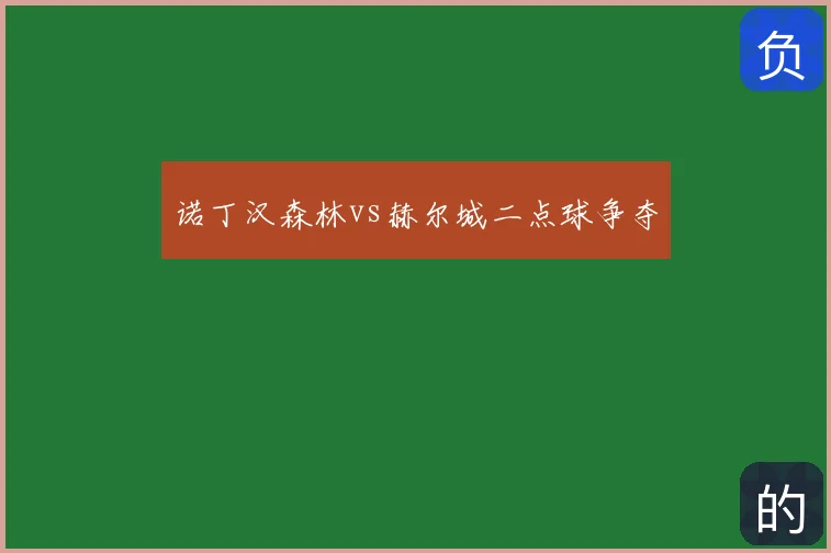 诺丁汉森林vs赫尔城二点球争夺